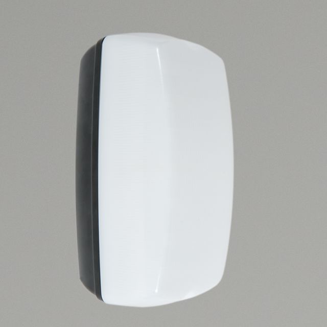 Monda 10w 4000K LED Bulkhead Blk with Opal Diffuser