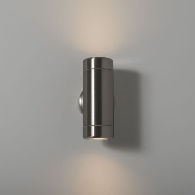 Tulua GU10 Twin Wall light Stainless Steel