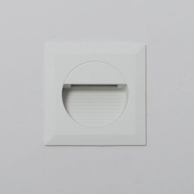 Mini Carpio Cool White LED Square Recessed Wall Light