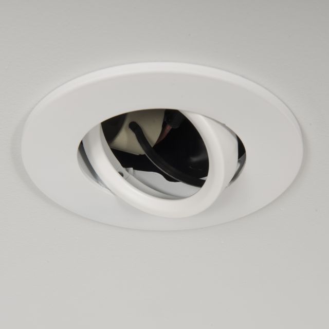 Firebreak Qr GU10 IP20 Tilt White Bezel
