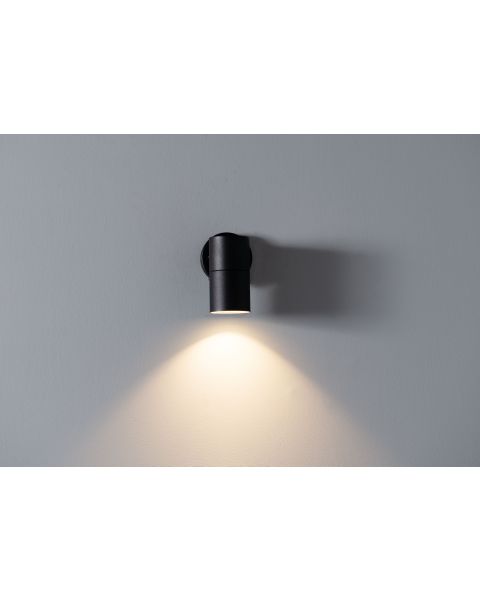 Luso II GU10 Single Wall Light Black