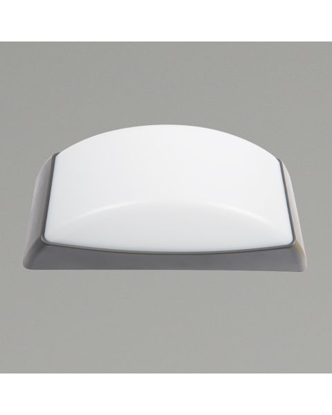 Bilbao 12w 4000K LED Plain Wall Light Dark Grey